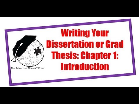 Dissertation Introduction Chapter
